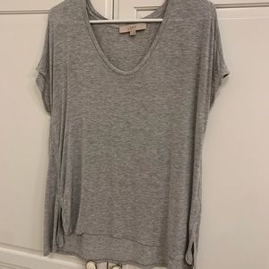Lightweight gray top from loft